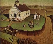 Grant Wood The day of Planting oil painting on canvas